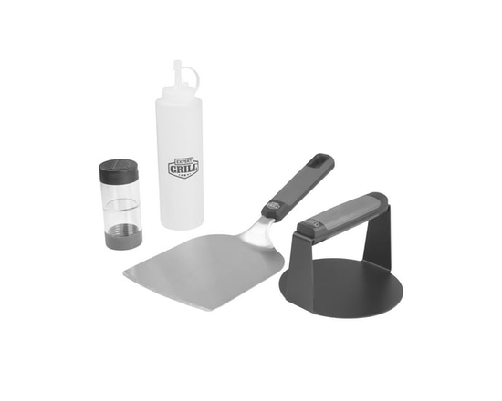 Ensemble de plaques de cuisson Expert Grill pour hamburgers,4 pièces