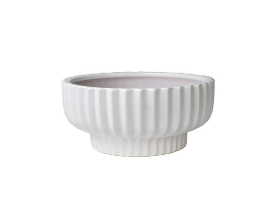 Better Homes & Gardens 12" Ceramic Cup Pot-White - 12"