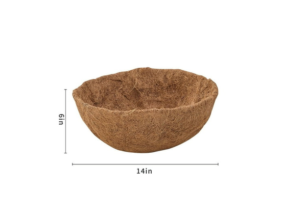 Mainstays 12 in Round Coco Fiber Liner,Coconut Fiber Material - 14