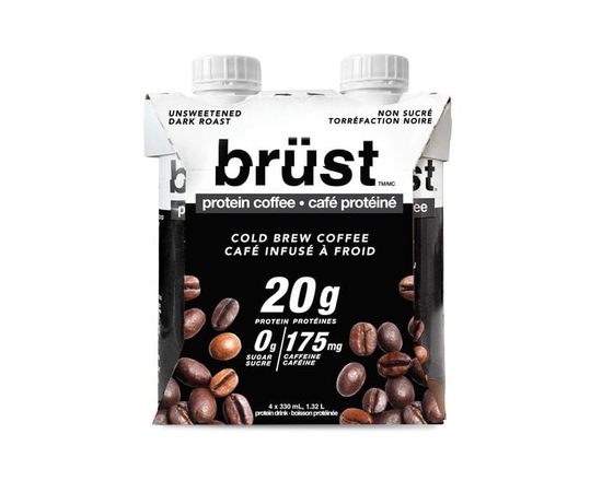 Brüst Protein Coffee - Dark Roast 4pk