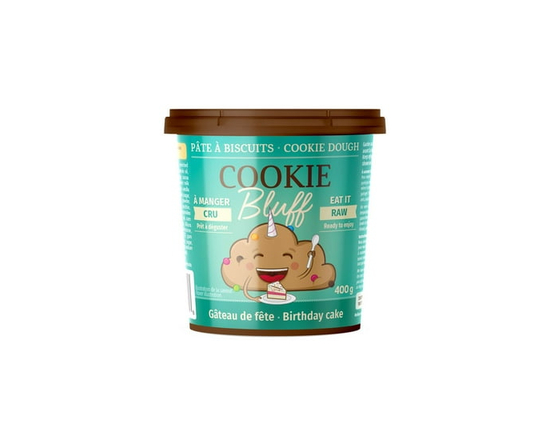 Cookie Bluff Birthday Cake Cookie Dough - 400 g