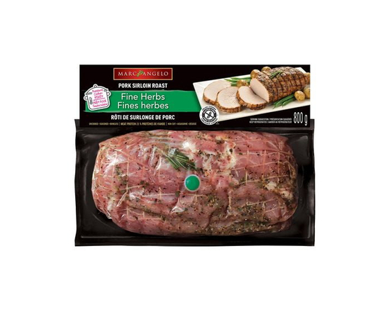 Marcangelo Pork Sirloin Seasoned Roast