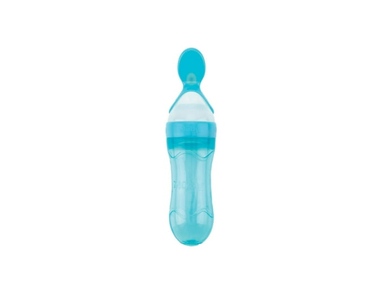 Nuby 2 Stage Silicone Squeeze Feeder for babies 4 months+