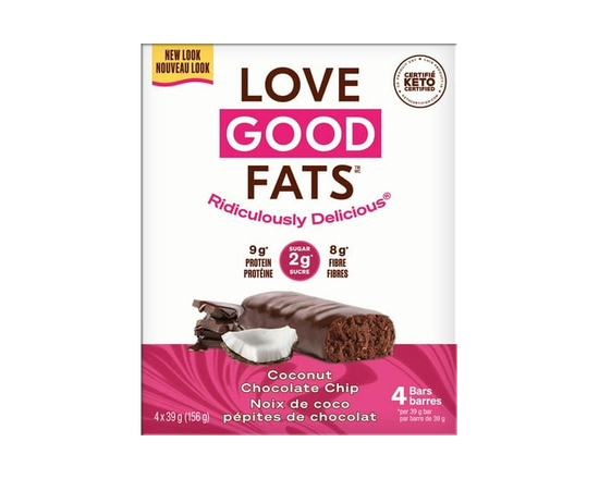 Barres de noix de coco au chocolat puce - 156g