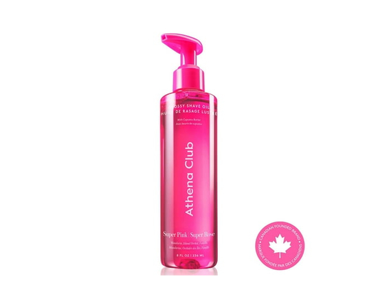 Athena Club Huile de Rasage Brillante, Super Rose, 236 mL - 236 ml