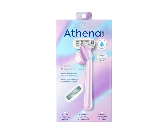 Athena Club 5-Blade Razor Kit, Champagne