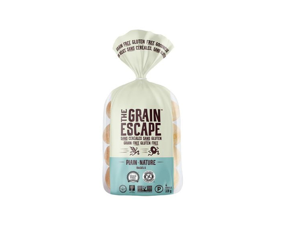 The Grain Escape Grain Free Gluten Free Plain Bagels