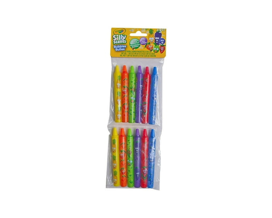 Crayola Silly Scents 12pk x 3.84ml Bubble Sticks