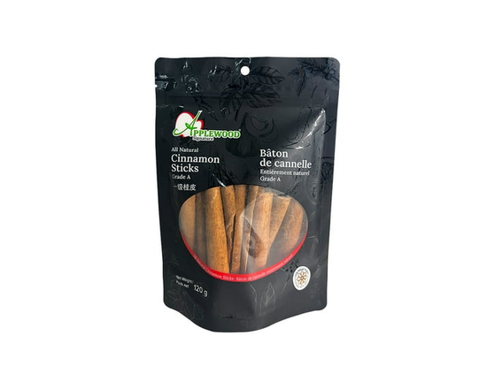 Applewood Signature Cinnamon Sticks (Grade A), 120g - 120g