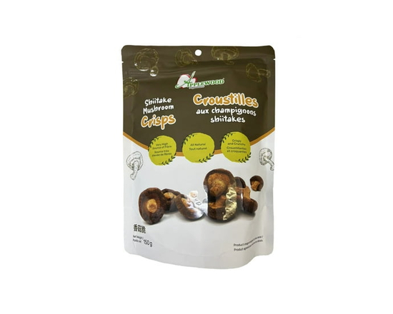 Applewood Signature Shiitake Mushroom Crisps, 150g – Vacuum-Fried, All-Natural Vegetable Snack