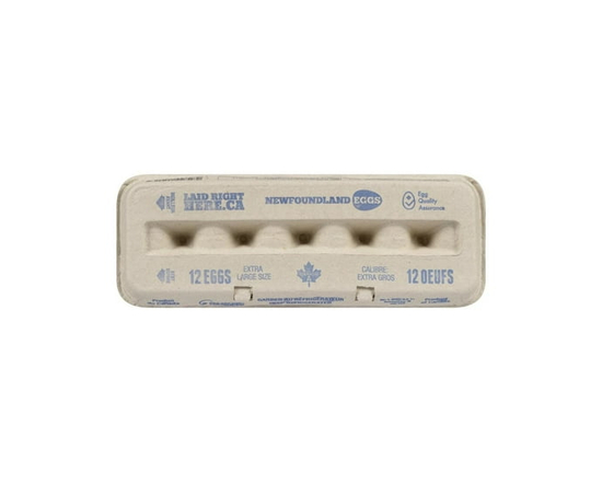 Newfoundland Eggs Extra Large White Eggs - 12 pk