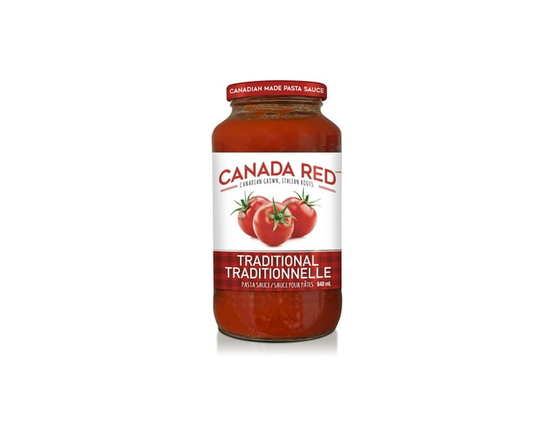 Canada Red Sauce pour Pâtes Traditionnelle - 640 ml