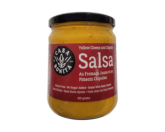 Salsa au fromage jaune et au pimients chipotles - 425 Grammes