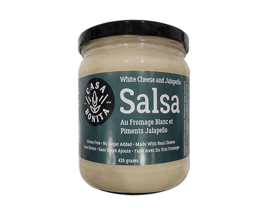 Salsa fromage blanc et pimients jalapeno - 425 Grammes