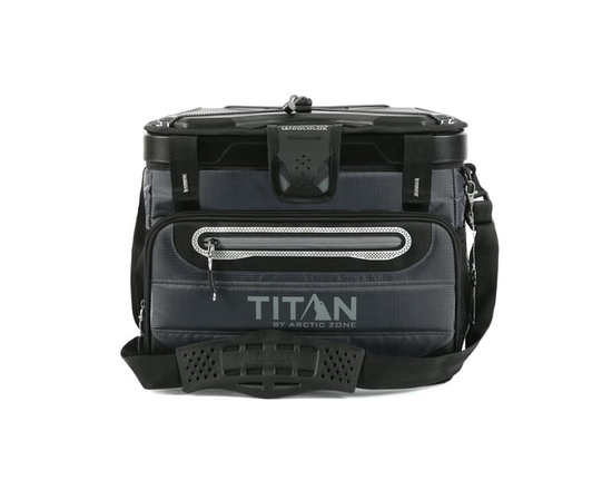 Titan by Arctic Zone 40 Can Collapsible Zipperless Soft Cooler, 27 QT Capacity