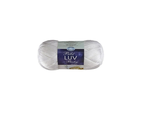 Baby Luv White Yarn 120g