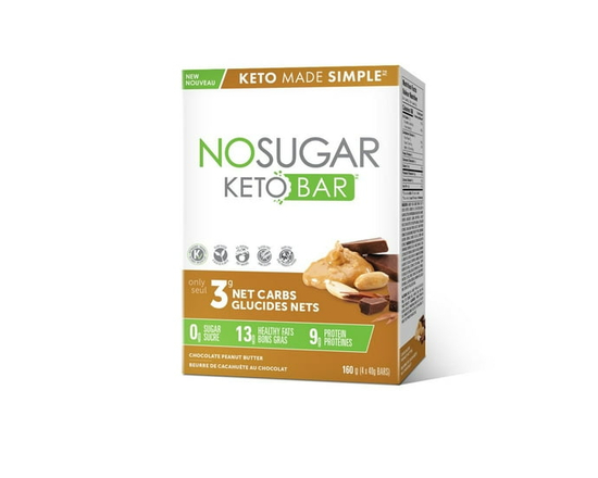 No Sugar Company No Sugar Keto Bar Peanut Butter