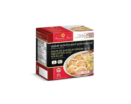 Authentic Asia Shrimp Wonton Soup with Noodle - 258 g