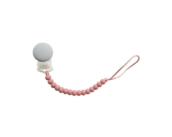 Attache-sucette avec pince Tiny Teethers Attache-sucette en silicone pour les nourrissons