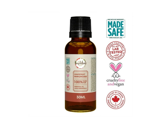 Buhbli Brands - 100% Pure Grapefruit Essential Oil, 30ml