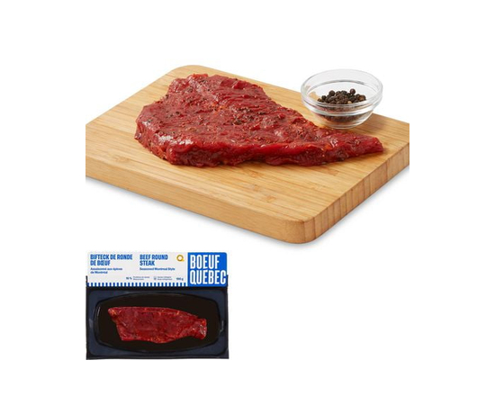 Bifteck de ronde de bœuf Bœuf Québec