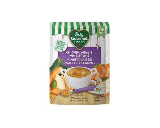 Baby Gourmet Organic Meal Chicken Veggie Minestrone - Various Sizes