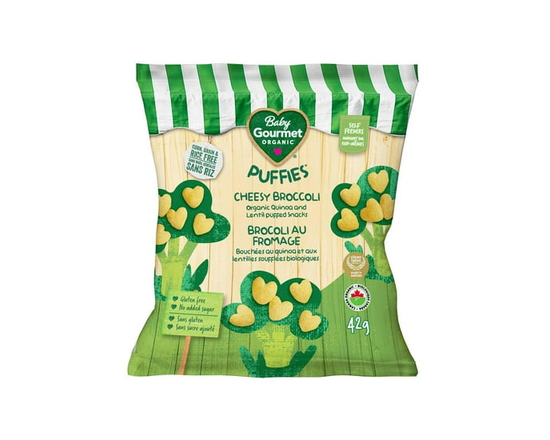 Baby Gourmet Organic Puffies Cheesy Broccoli - 42g