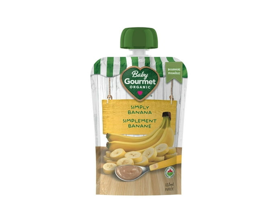 Baby Gourmet Organic Simply Banana Puree - 4 oz