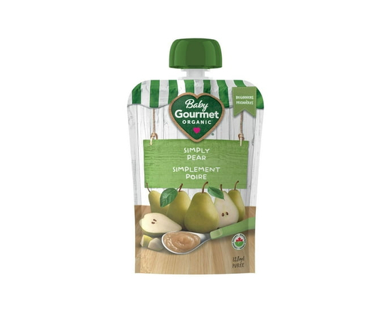 Baby Gourmet Organic Simply Pear Puree - 4 oz