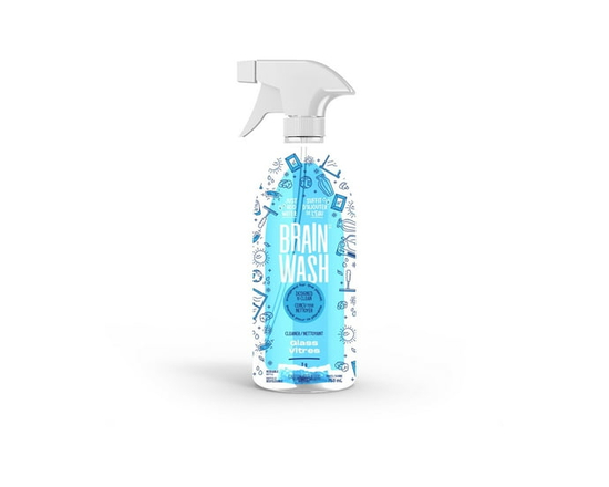 Brain Wash Glass Cleaner Bottle with Starter Pod - 750 mL