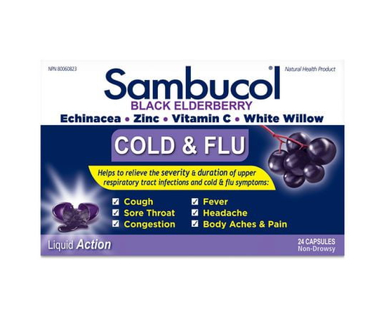 Sambucol Cold And Flu 24ct