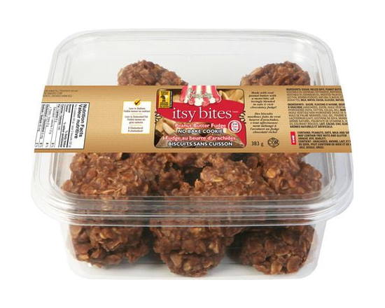 Charlotte's Itsy Bites Peanut Butter Fudge No Bake Cookie