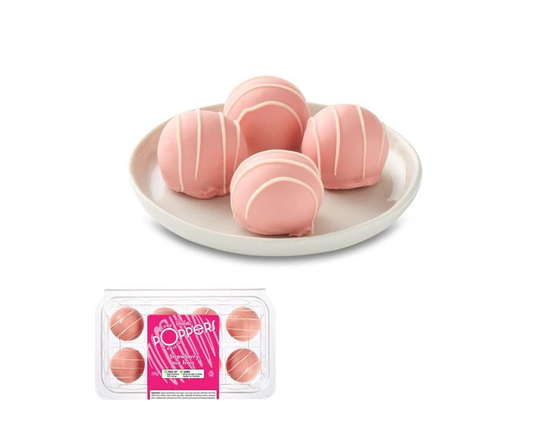 Charlotte’s Strawberry Cake Poppers