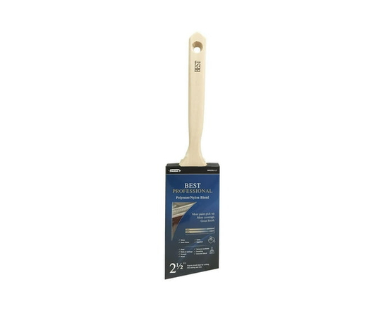 Pintar Manufacturing Corp. Best Professional 2.5" Angular Paint Brush - 2.5