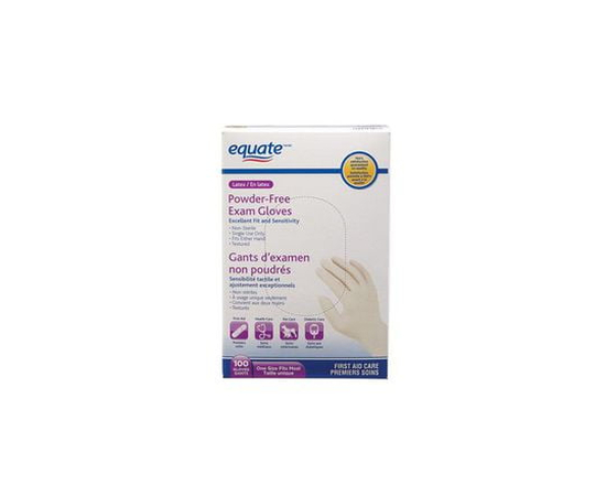 Equate Latex Powder-Free Exam Gloves