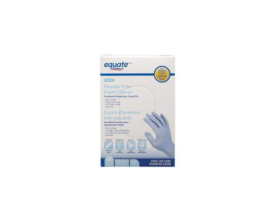 Equate Nitrile Powder-Free Exam Gloves