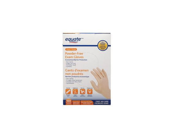 Equate Vinyl Powder-Free Exam Gloves