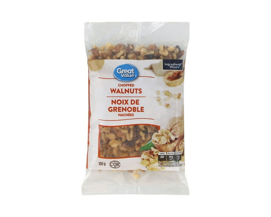 Great Value Chopped Walnuts - 100 g