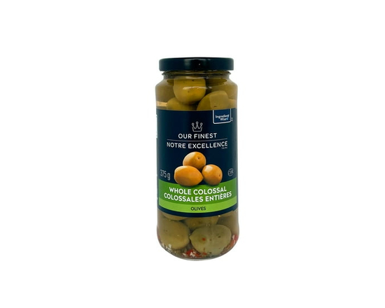 Our Finest Whole Colossal Olives - 375ml