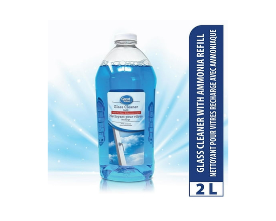 Great Value Glass Cleaner Refill, 2L - 2 L