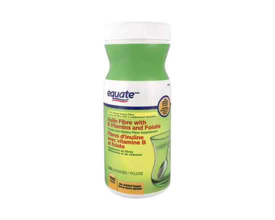 Equate Inulin Fibre with B Vitamins and Folate, No Added Sugar