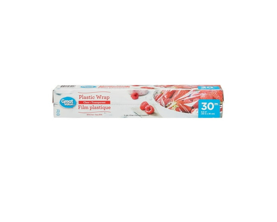 Great Value Clear Plastic Wrap - 30 meters