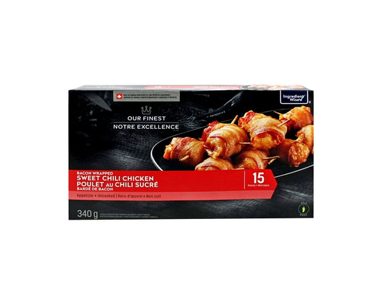 Our Finest Bacon Wrapped Sweet Chili Chicken - 340 g