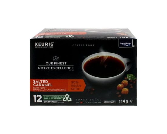 Our Finest Salted Caramel Naturally Flavoured Ground Coffee - 114 g