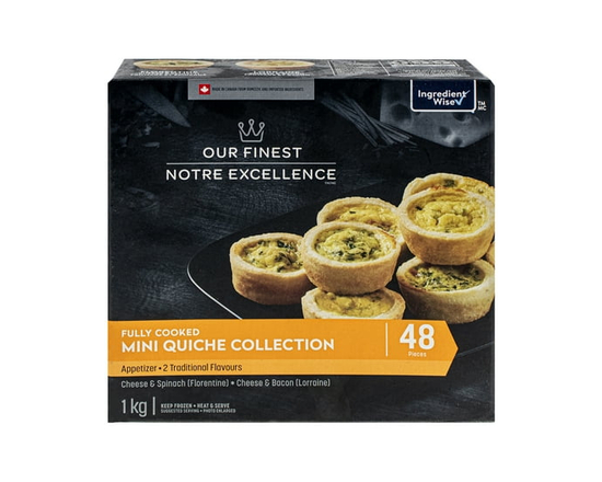 Our Finest Assortiment de Mini Quiches - 1 kg