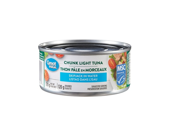 Great Value Chunk Light Tuna - 170 g