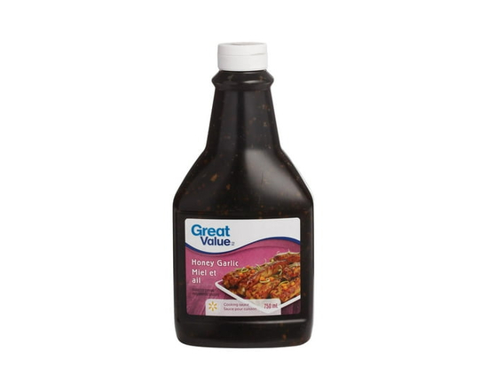 Great Value Sauce Miel et Ail - 750 ml