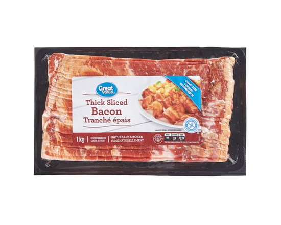 Great Value Extra Thick Cut Bacon