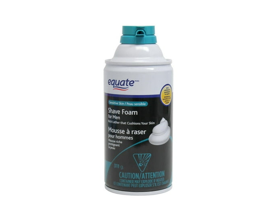 Equate Sensitive Skin Shave Foam - 7 oz