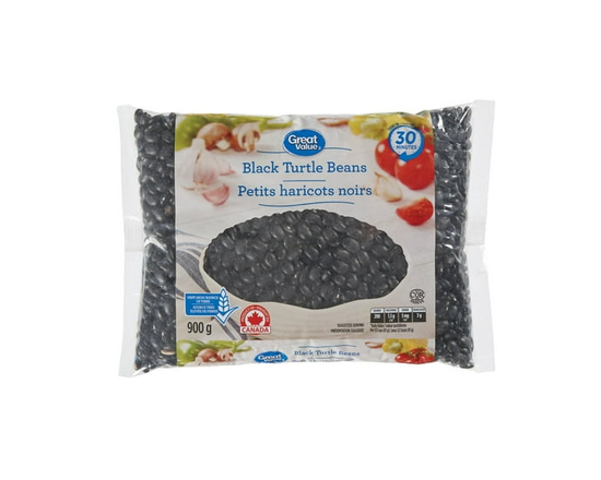 Great Value Black Turtle Beans - 900 g